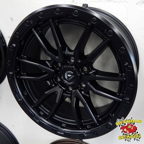 4/ 20x9" 6x135mm Black Fuel Rebel Wheels Rims Ford F-150 FX4 Platinum XLT Lariat - Picture 4 of 5