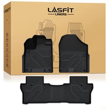 Front & Rear Floor Mats for Honda Passport 2019-2025 TPE All Weather Car Liners