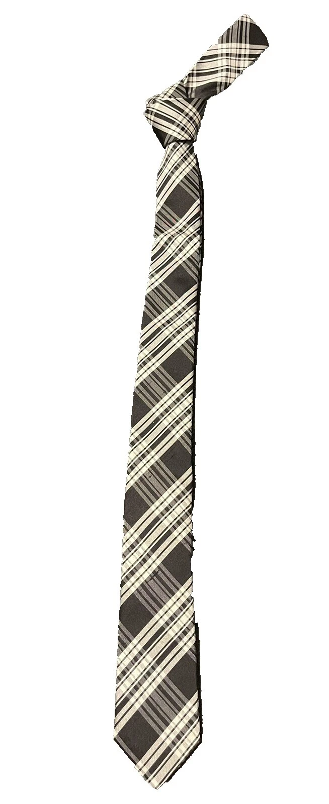 Barneys New York padronagens de xadrez Gravatas para Homens