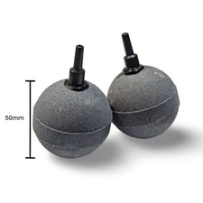 50mm 2" Round Ball Ceramic Air Stone for Fish Tank Pond Aquarium Diffuser Bubble