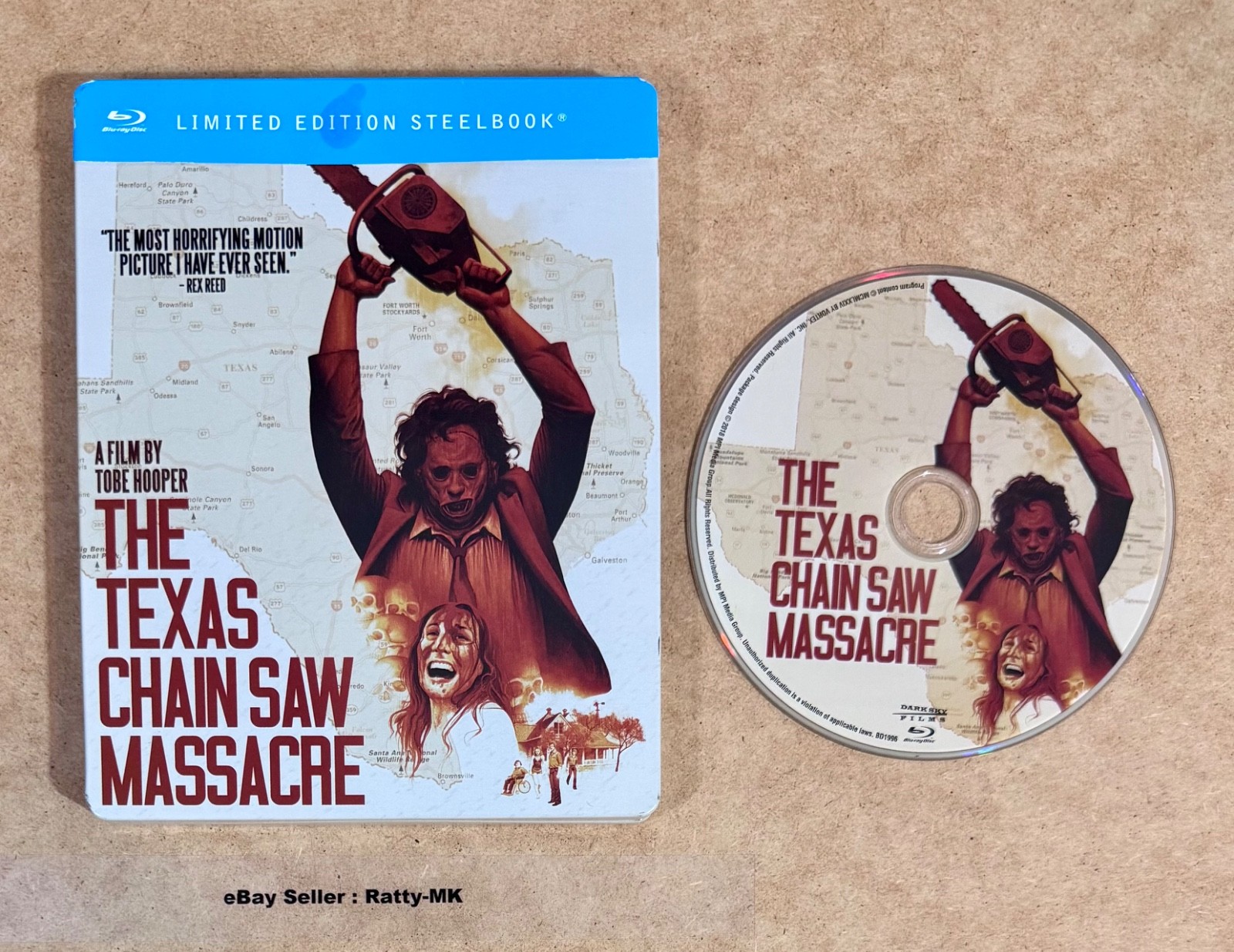 THE TEXAS CHAIN SAW MASSACRE - USA IMPORT BLU RAY STEELBOOK (READ DESCRIPTION)
