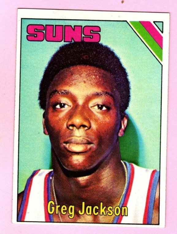 1975-76 Topps Greg Jackson #201 Phoenix Suns