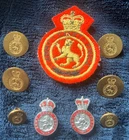 Lot of Vintage WW2 and Later Army Cadet Force Badges Blazer Badge & Buttons