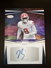 2025 Sage Football Blue Auto RJ Mickens #A-RJM Los Angeles Chargers
