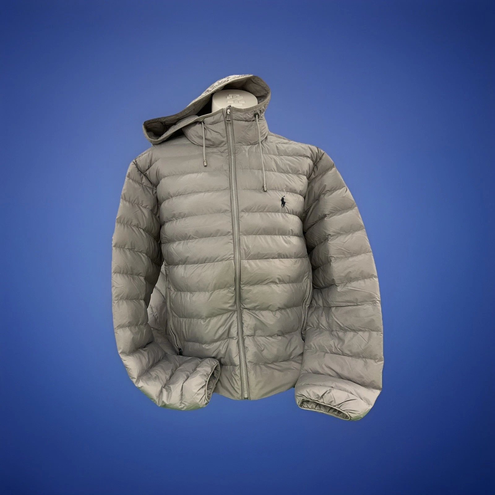 Polo Ralph Lauren FIRE! NWT! The Colden Packable Jacket 3XLT Grey Htr $268.00