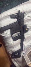 KRISS Vector Gas Airsoft Rifle Black Tactical w/ Magazine & Sight
