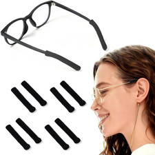 Glasses Ear Cushion, Eyeglasses Temple Tips Sleeve, Soft Knitting Cotton Eyewear