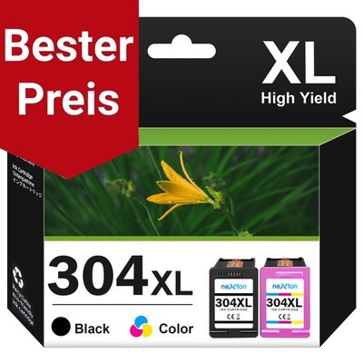 2 Druckerpatronen für HP 304XL DeskJet 2620 2630 3720 3730 2600 Envy 5010 5000