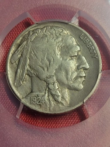 1924d Buffalo Nickel Pcgs VF-35