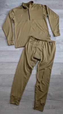Cabelas Polartec Thermal Set Outfit Shirt Pants Men's L Tall Base Layer Outdoor - Image 1 of 4