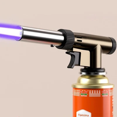Yaesina Culinary Metal Kitchen Butane Blow Torch lighter (Butane Not Included)