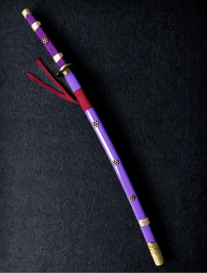 Roronoa Zoro Katana,Yama Enma 动漫武士剑真金属锋利角色扮演刀 — 第 4/4 张图片