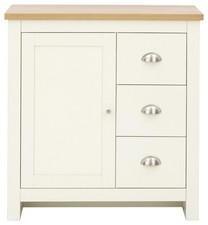 Lancaster  1 Door 3 Drawer Multi unit Sideboard Cream Oak Effect Top GRADED