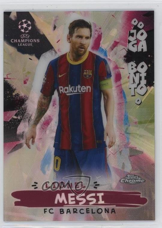 2020-21 Topps Chrome UCL Joga Bonito Lionel Messi #JB-2 ne1