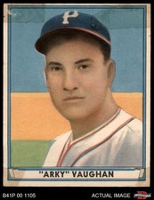 1941 Play Ball #10 Arky Vaughan Pirates HOF 1 - POOR