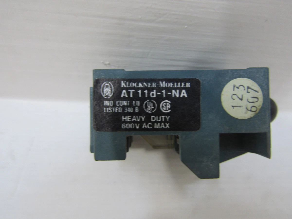 NEW Klockner Moeller AT11d-1-NA Miniature Limit Switch No Box