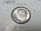 1950 Roosevelt Silver Dime BU