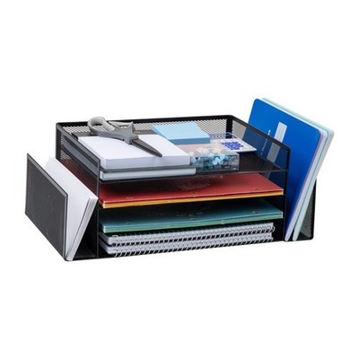 Mind Reader Desktop Organizer, File Storage, Paper Tray, Workspace, Office Metal