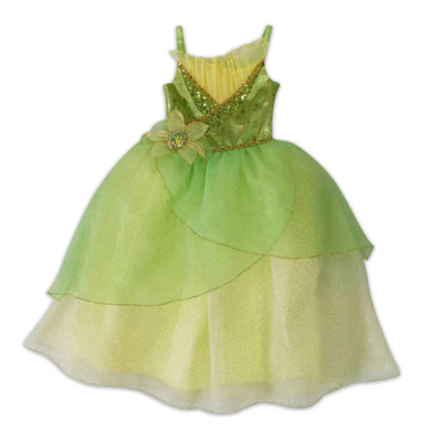 #ad #ad Disney The Princess and Frog Costume Dresses Tiana Green Mesh Lotus Brooch 3 NEW $18.95