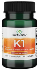 Swanson Vitamin K-1 100 Mcg 100 Tablets