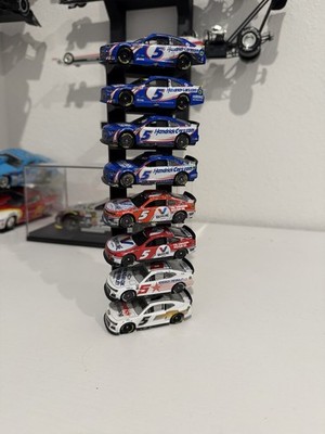NASCAR Diecast 8 Stack Display Wall Shelf 1:64 Scale   Fits Cup, Xfinity, Truck