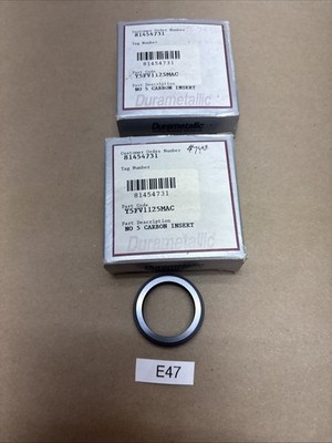 (2)Durametallic No. 5 Carbon Insert  -    Y5FV1125MAC - NIB FAST SHIPPING