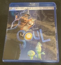 Disney/Pixar: Soul--Blu-ray/DVD/Digital Code/Slipcover--2021-BRAND NEW  SEALED