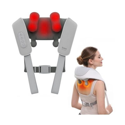#ad #ad Cordless Shiatsu Neck and Back Massager with Heat 10 Mins x 12 Uses 3 Massa... $74.77