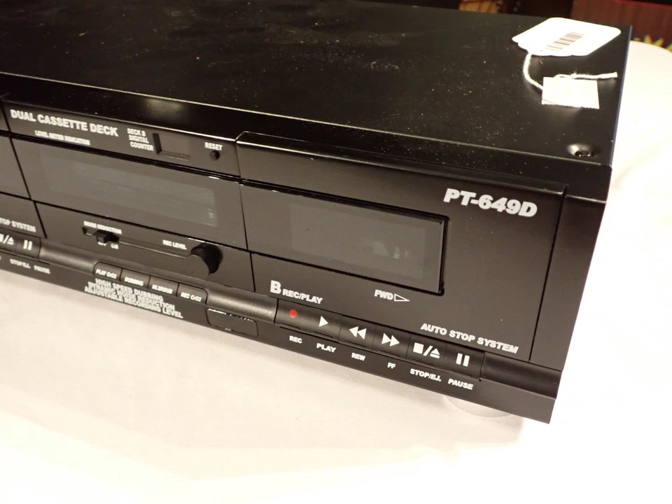 Pyle PT649D Rack Mountable Dual Cassette Player And Recorder New in the Box! - Image 3 of 4