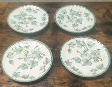  VTG International Tableworks England Country Vine 6” saucers, 4 available. 