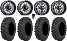 ITP Momentum 15" Wheels Milled 33" Pro Runner Tires Can-Am Renegade Outlander