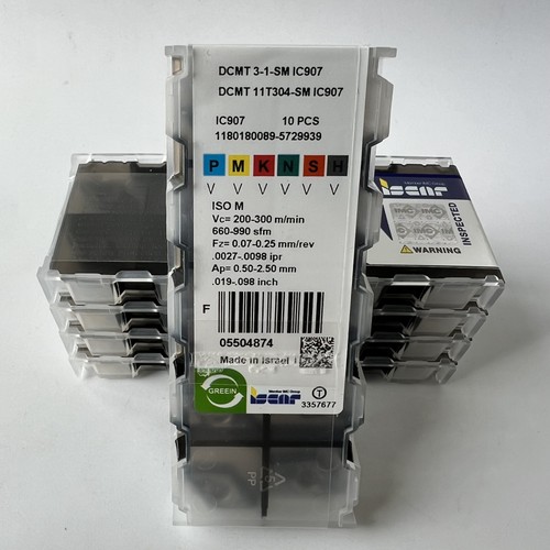 ISCAR / DCMT11T304-SM IC907 / Hartmetalleinsätze 10 Stück - Bild 4 von 6