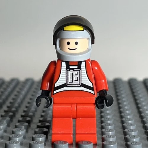 Lego Minifigure Star Wars Rebel Pilot B-wing  sw0032a, set 6208 - 2E