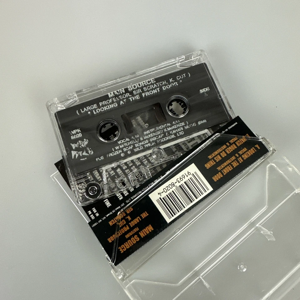 MAIN SOURCE Cassette Tape LOOKING AT THE FRONT DOOR Rap Hip Hop MAXI SINGLE - Image 3 of 3