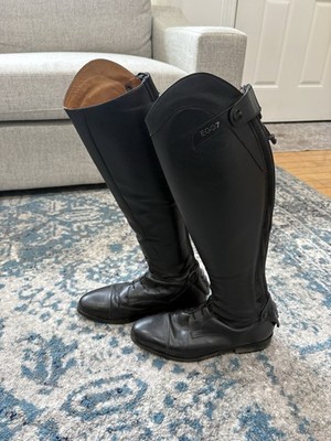 Ego7 Orion Black Tall Boots Size 41 M/+1 Women s Horseback Riding Boots US10
