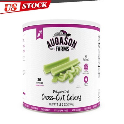 Dehydrated Cross-Cut Celery 18 OZ Emergency Food 36 Servings Survival Food