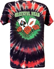Grateful Dead Las Vegas Gambler Shirt. 100% Cotton Colorful Print Medium size