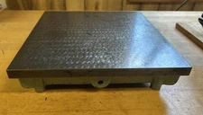 Mauser Werks 12”x 12" Hand Scraped, Ribbed, Cast Iron Surface Plate