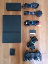 Sony Playstation 2 PS2 Slim (SCPH-77003) Full Set up VGC