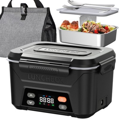 Mpow Cordless Electric Lunch Box, 5.5 Cups Capacity, Self Heating with Automatic
