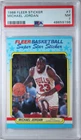 1988-89 Fleer Michael Jordan Sticker Card #7 PSA 7