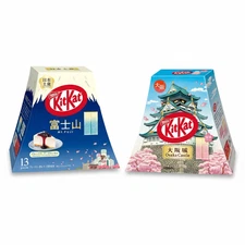 Nestle Japan KitKat: Blueberry Cheesecake Mount Fuji & Sakura Osaka Castle Pack