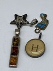 Sterling Silver assorted Pendants / Charms Jewelry Bundle 7.9g — photo 1