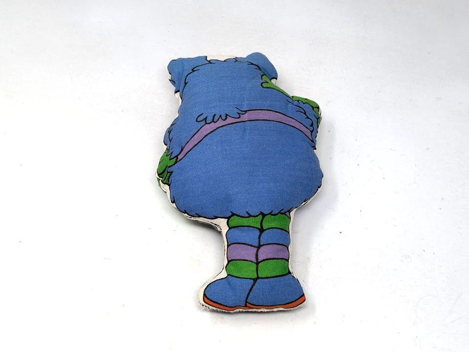 Pelúcia vintage arco-íris brite corte e costura azul campeão anos 80 - Imagem 2 de 4