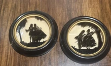 Vintage C&A Richards When Love Was Young Round Silhouette Black Frame