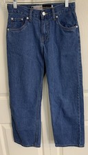 Levi's silver tab stay loose jeans boys 12 reg blue denim 26x27 26x25.5