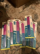 Lot Of  6 TRIM 7-Way Color Coded Nail Finishing Buffer - New