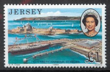 Jersey 1989 Royal Visit: Britannia ship yacht �1 SG 500 MNH mint *COMBINED P&P*