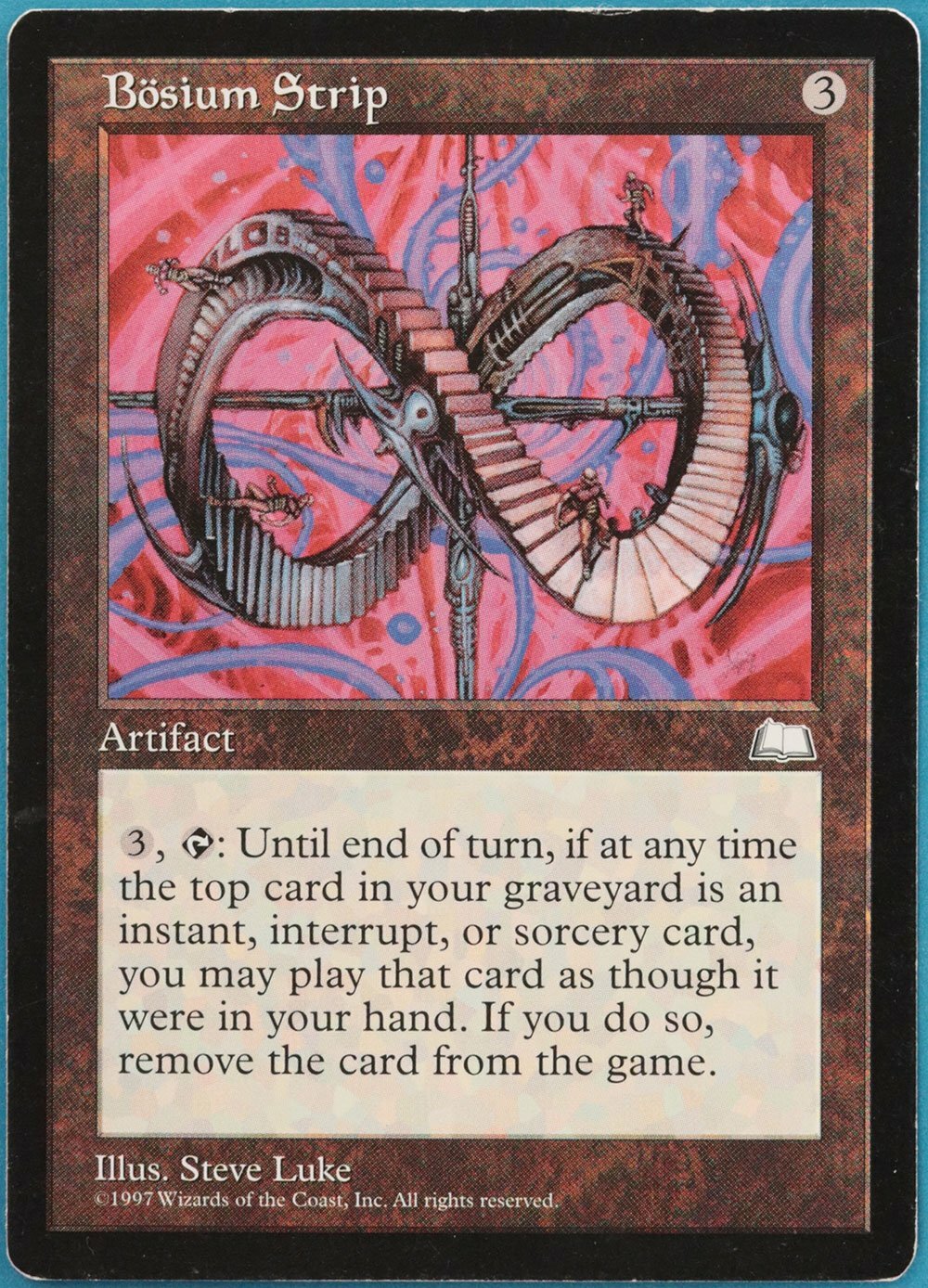 Bosium Strip Weatherlight HEAVILY PLD (Rare Reserved List Magic Card) (300882)