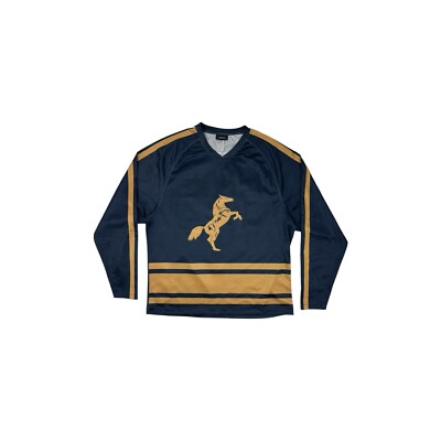 Zanerobe Hockey Trikot dunkelblau Herren Medium mit Grafik